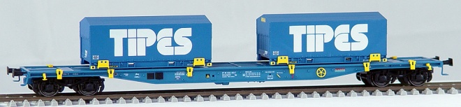 Container flat car type Sgss with 2 containers TIPES<br /><a href='images/pictures/LS_Models/36050.jpg' target='_blank'>Full size image</a>